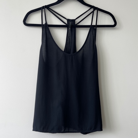 ARITZIA Talula Racerback Black Camisole Size Small (lightly worn) - Picture 1 of 5